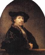 REMBRANDT Harmenszoon van Rijn Self-Portrait  stwt Sweden oil painting reproduction